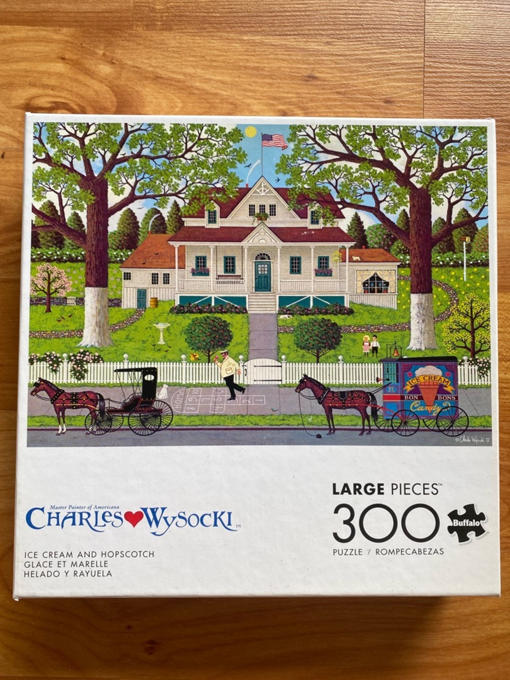 Vintage Charles Wysocki “Ice Cream and Hopscotch” Puzzle